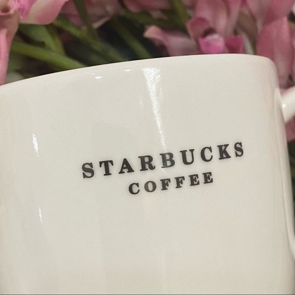 Vintage 2006 Starbucks White with Metal Base Mug - Picture 2 of 9